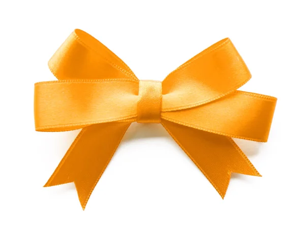 Festive yellow bow — Stock Photo, Image