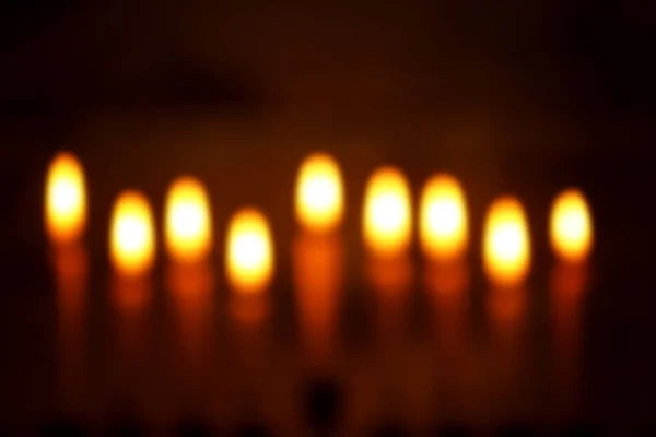 Менора со свечами на Хануку — стоковое фото