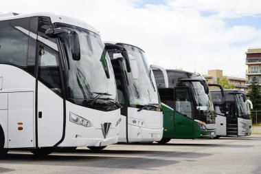 Büyük turist Otobüs Park