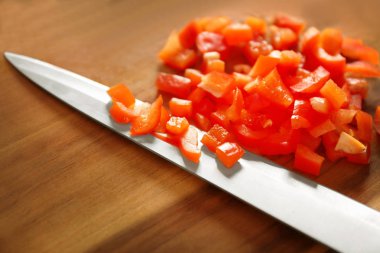 Taze doğranmış biber