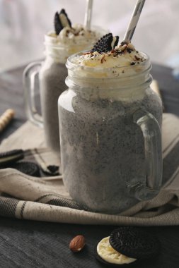 Lezzetli süt tatlı tatlılar