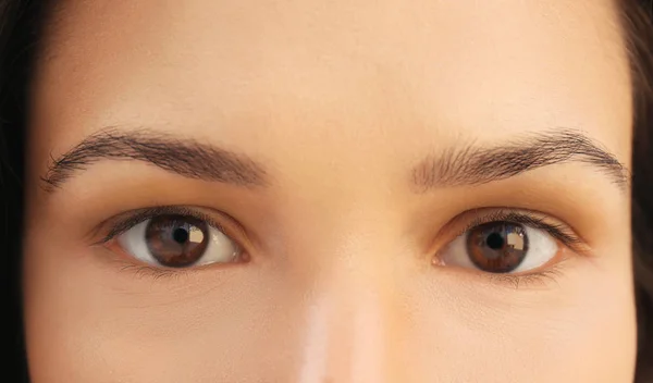 Beautiful girl eyes, closeup — Stock Photo, Image