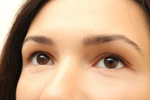 Menina bonita olhos, close-up — Fotografia de Stock