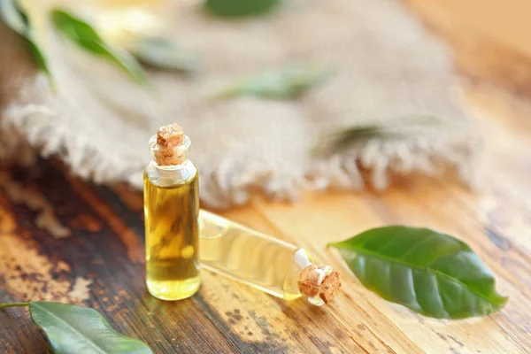 Spa composition with tea oil — Stock Photo, Image