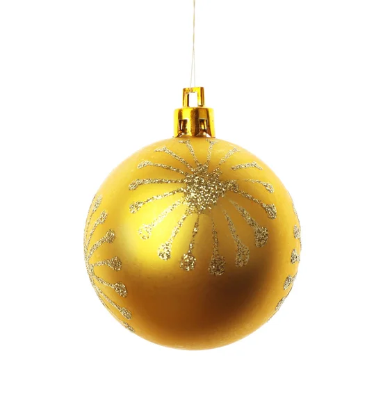 Bola de Navidad de oro — Foto de Stock