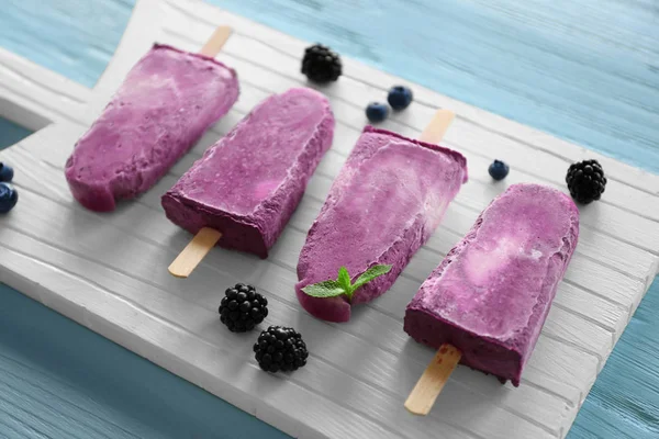 맛 있는 과일 아이스크림 — 스톡 사진