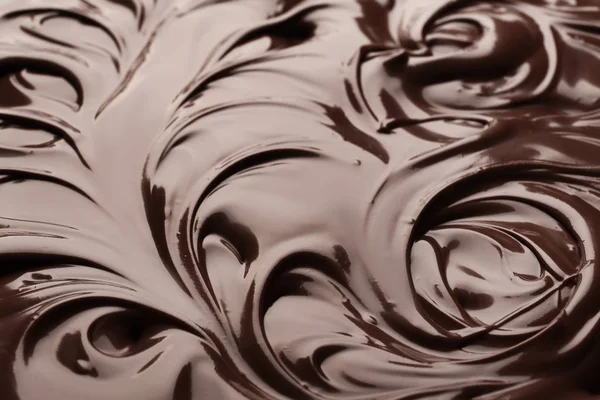 Melted chocolate texture — Stock Photo, Image