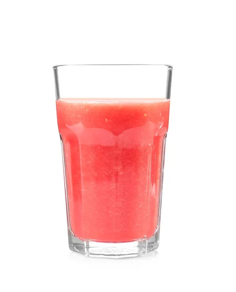 Glass with watermelon smoothie — Stock Photo, Image