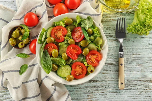 Tasty vegetable salad — Stock Photo, Image