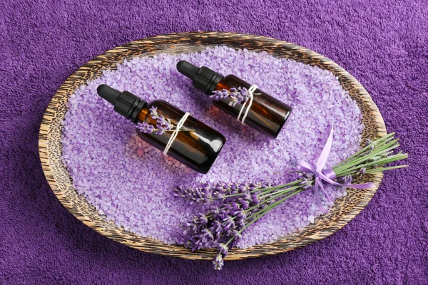 Bottles of essential oil — Stock Photo, Image