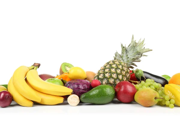 Grupo de verduras y frutas frescas —  Fotos de Stock