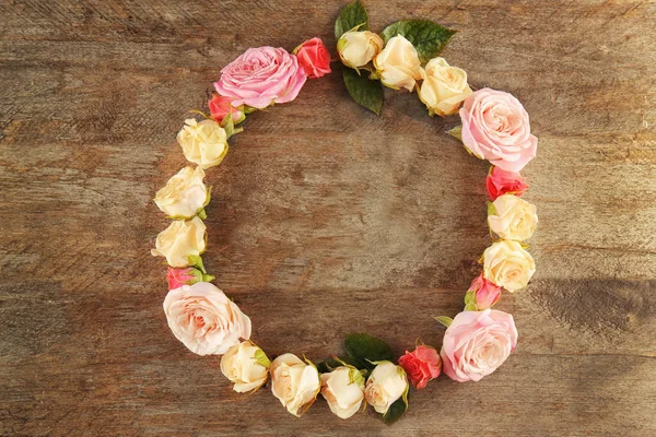 Floral wreath frame — Stock Photo, Image