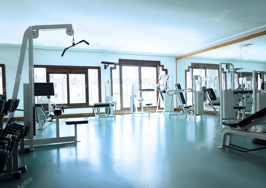 modern Fitness club interior
