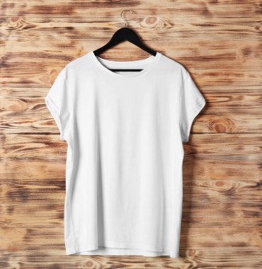 Boş beyaz t-shirt 