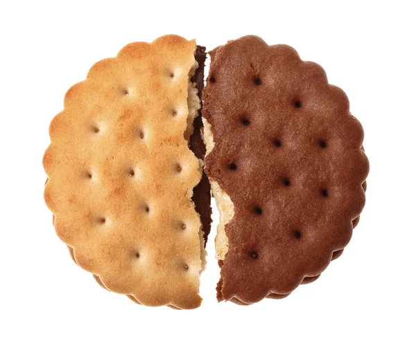 Tasty gebroken koekjes — Stockfoto