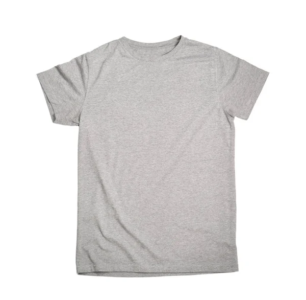 灰色的空白 t 恤 — 图库照片