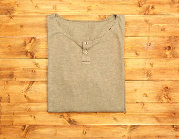 Blank brown t-shirt — Stock Photo, Image