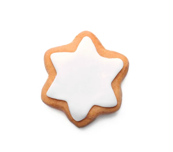 Välsmakande glaserade cookie för Hanukkah — Stockfoto