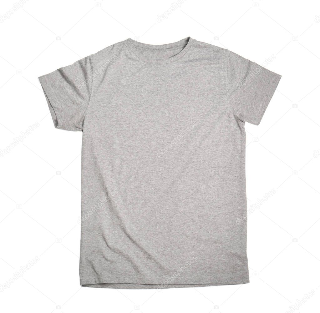 Blank grey t-shirt 
