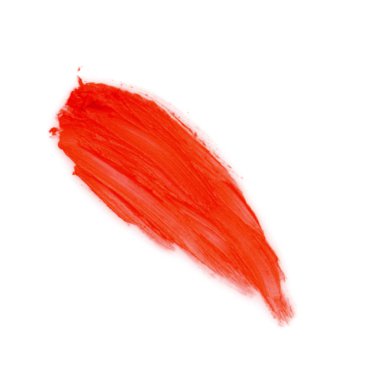 İzole kırmızı ruj doku