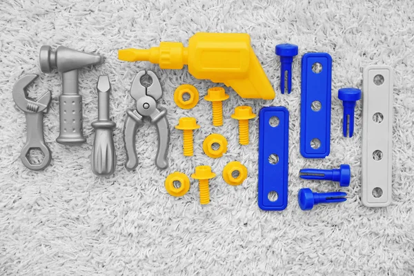 Plastic speelgoed tools — Stockfoto