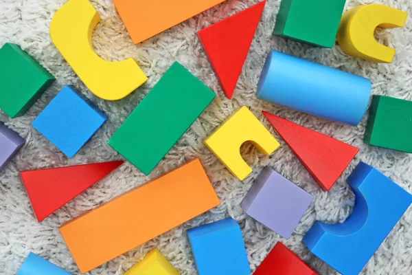 Children's building blocks — Stock Image Children's building blocks Royalty Free Stock Photos