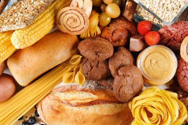 Different bakery food clipart