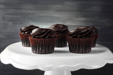 Lezzetli çikolata cupcakes 