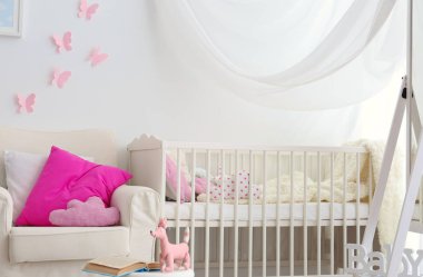 Bebek odası modern iç