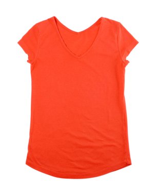 Kırmızı boş t-shirt