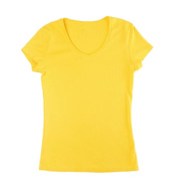 Sarı boş t-shirt