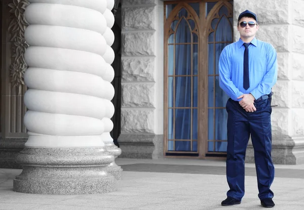 Male security guard — Stock Photo, Image