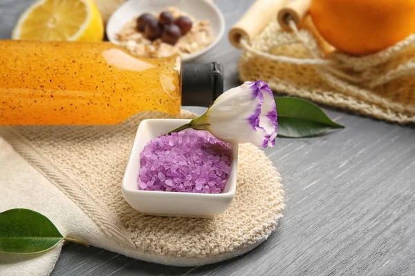 Spa sea salt — Stock Photo, Image