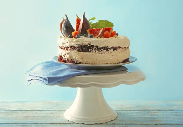 Délicieux gâteau crémeux — Photo