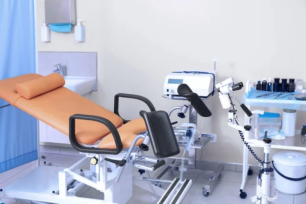 Gynecological room with chair — Stock Photo, Image