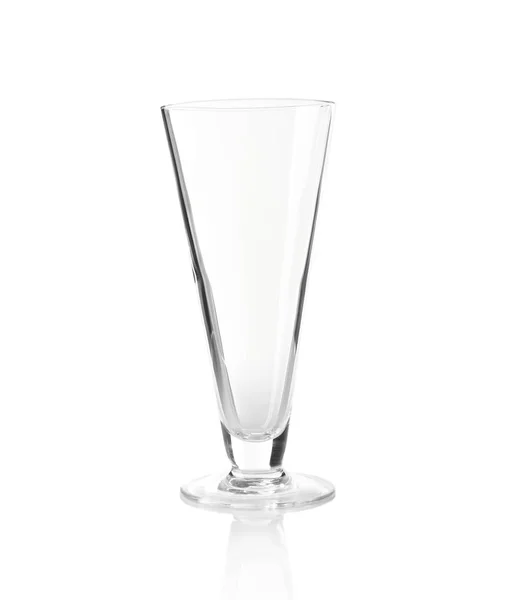Пустой прозрачный стакан — стоковое фото