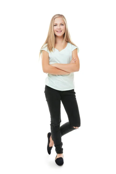 Pretty teenager girl — Stock Photo, Image