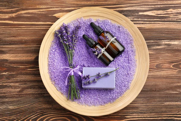 Bottles of essential oil — Stock Photo, Image