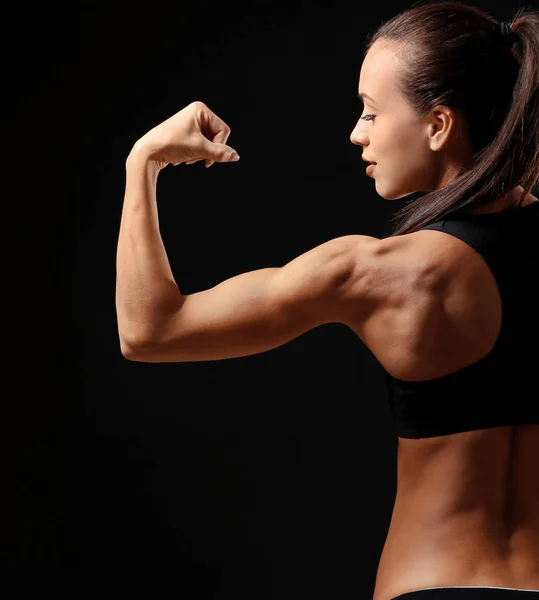 Desportivo jovem mulher — Fotografia de Stock