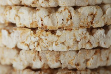 Yuvarlak pirinç crispbreads