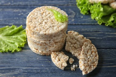 Yuvarlak pirinç crispbreads