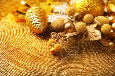 Güzel Noel dekor görünümü kapatın  