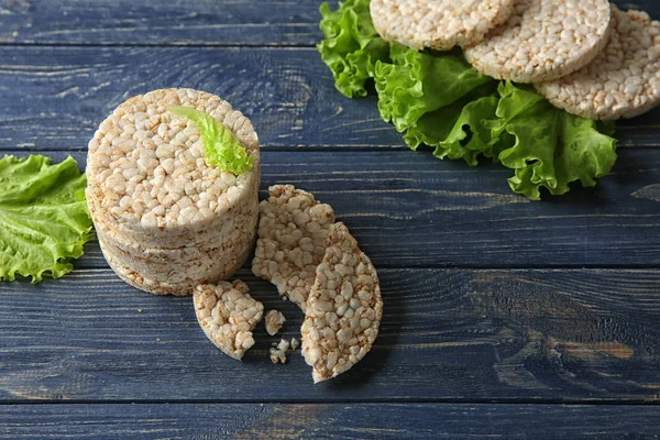 Round rice crispbreads — Stock Photo, Image