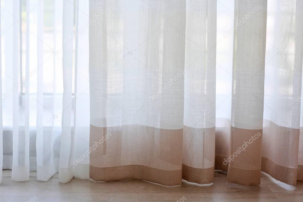 colorful striped curtains