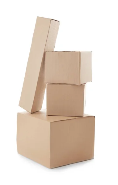 Grămadă de cutii de carton — Fotografie, imagine de stoc