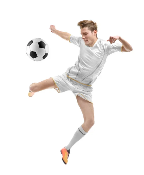 Professioneel football speler — Stockfoto