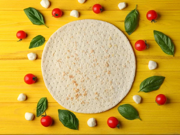 RAW pizza ingredienser — Stockfoto