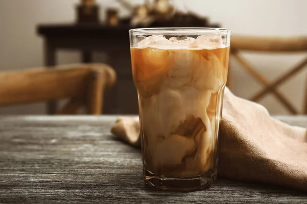 Szklanka zimnej kawy — Zdjęcie stockowe