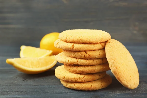 Limon ile ev yapımı kurabiye — Stok fotoğraf