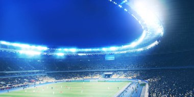 Futbol Stadyumu arka plan.